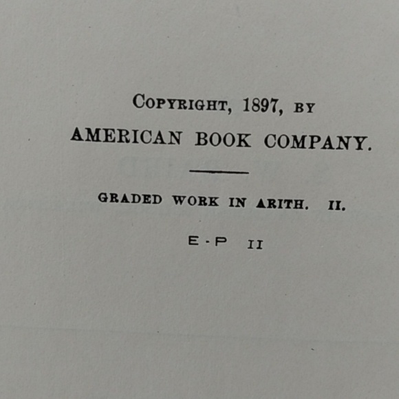 Antique Book Collection copyright 1892-1910 - Picture 7 of 15